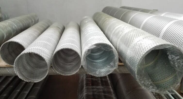 spiral welded 304 center core perforated pipe